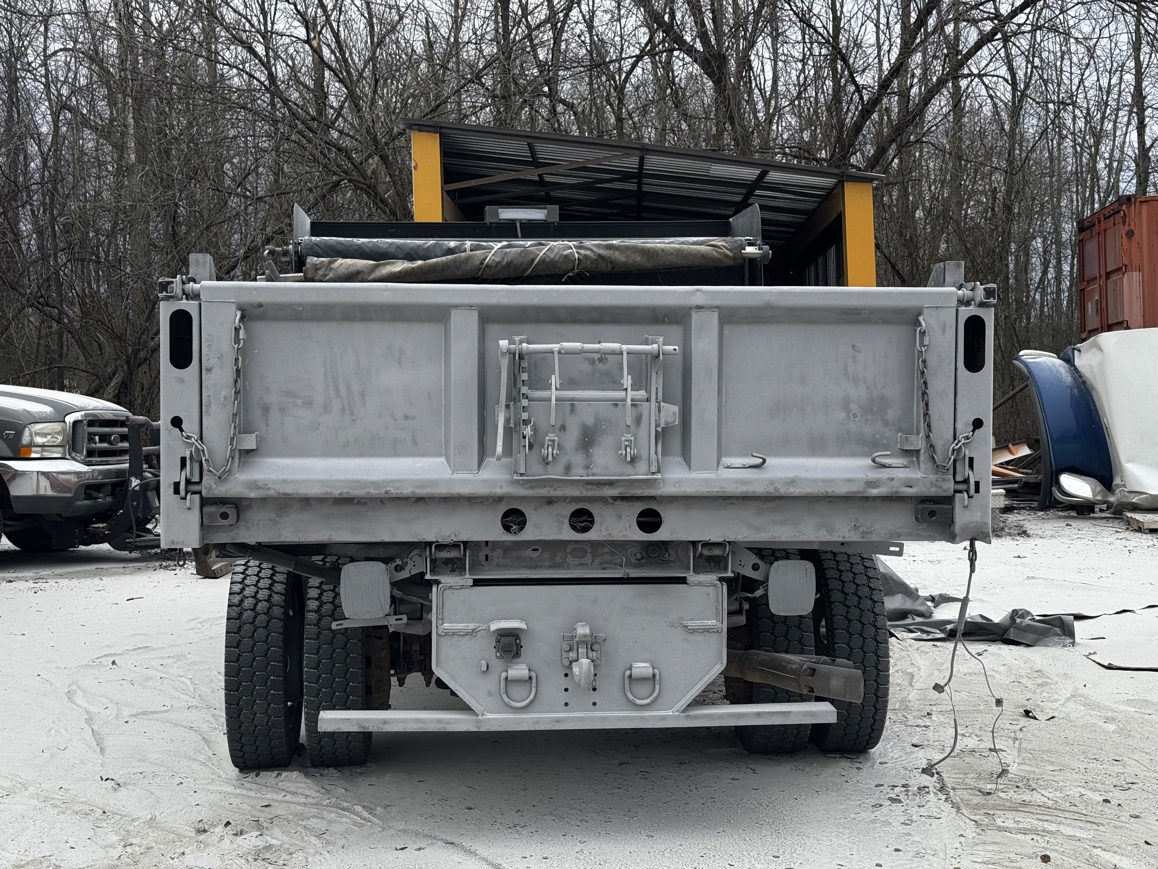 Truck & equipment sandblasting by Rochester Sandblasting