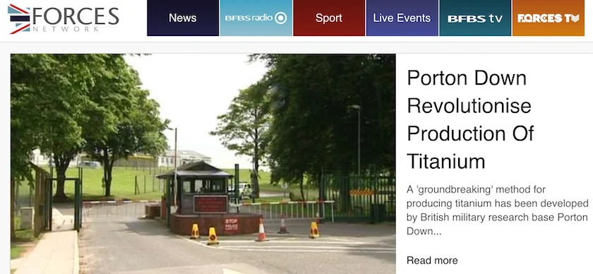 Forces Network website