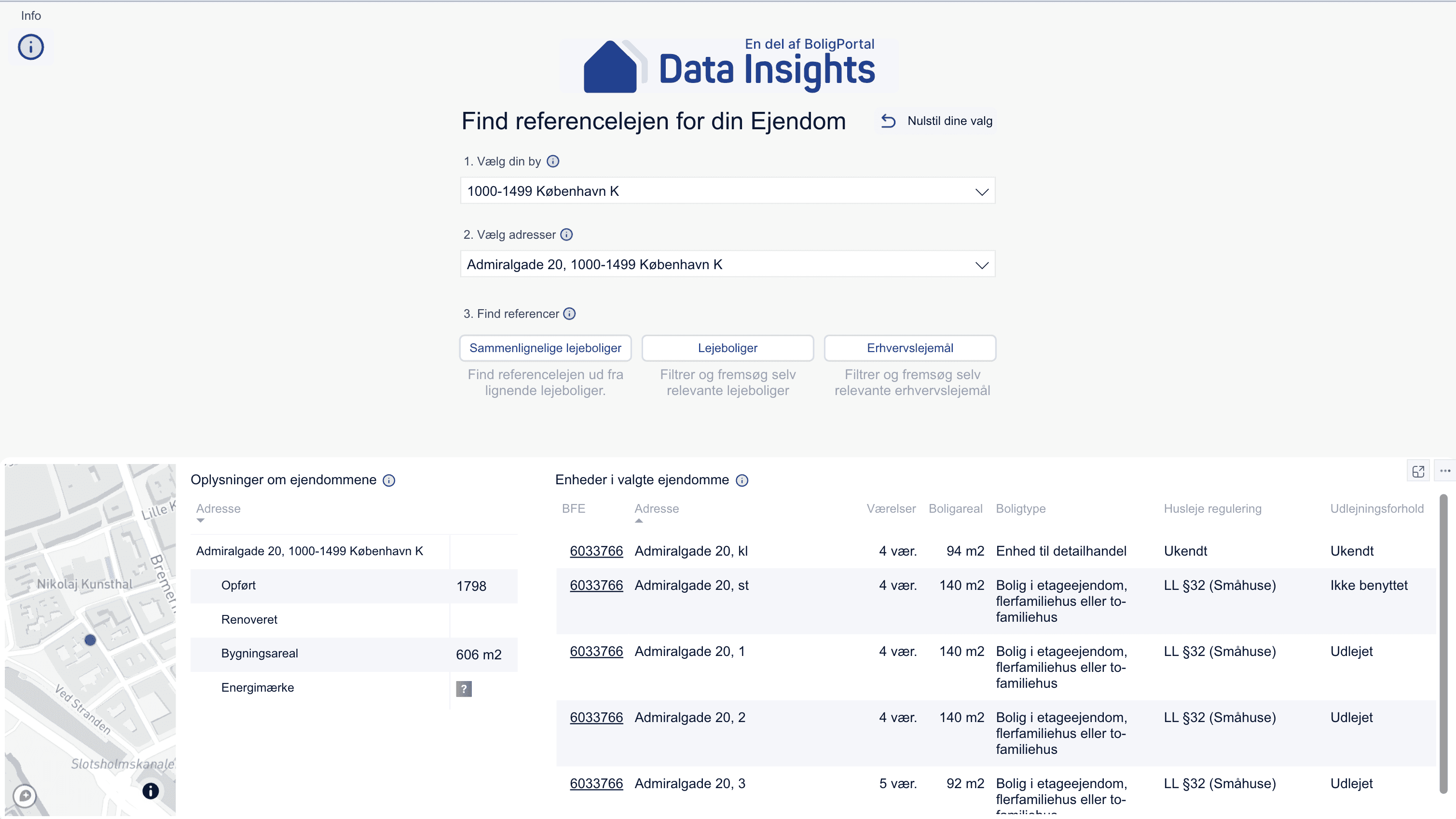 Modulet Referenceleje