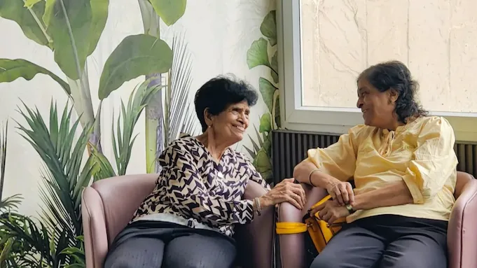 Members chatting at Aamra Seniors Club