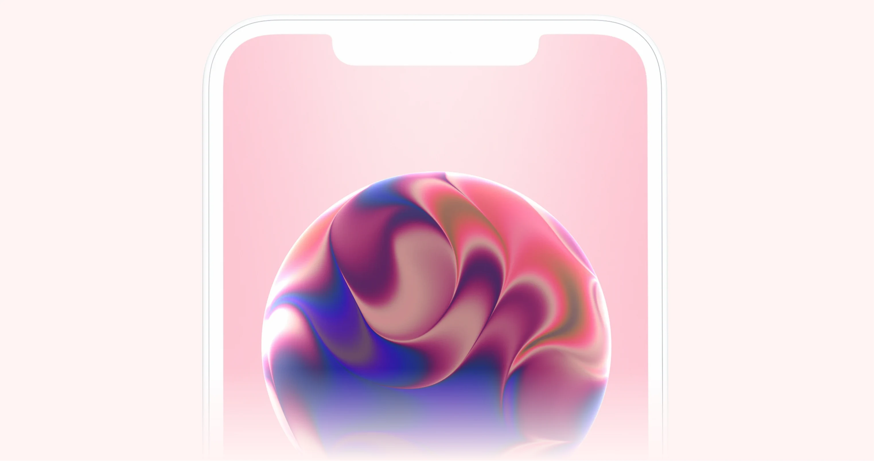 Abstract 3D orb with pink and purple gradient used for AI automation visual