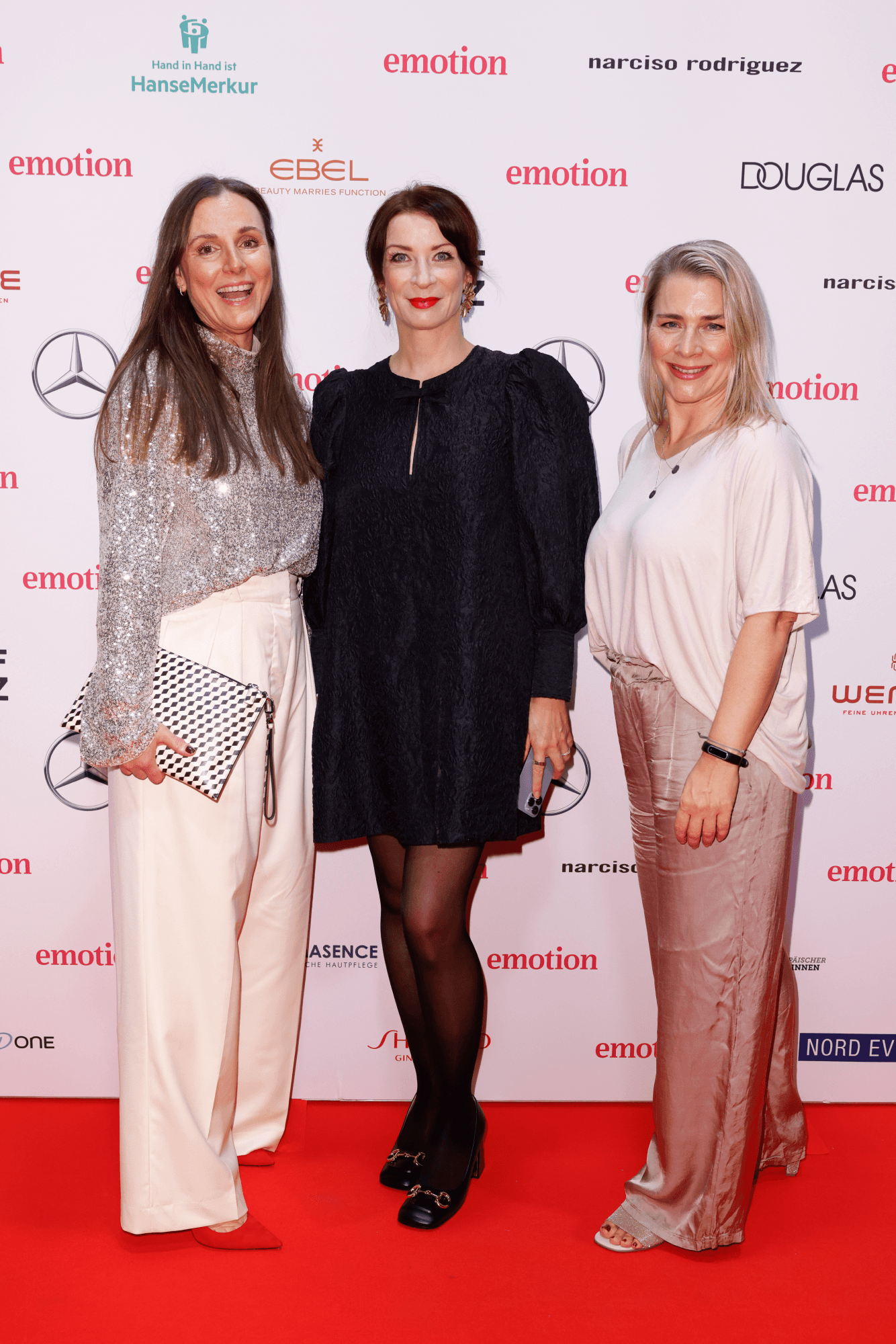 v.l.: Bettina Brenn (Emotion), Nina Glaser (Venya), Christine Plickert (Emotion)