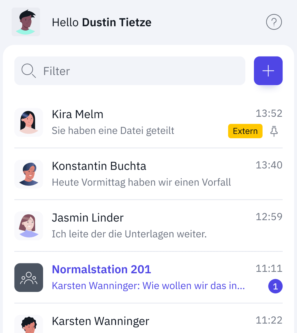 Chat im Alltag