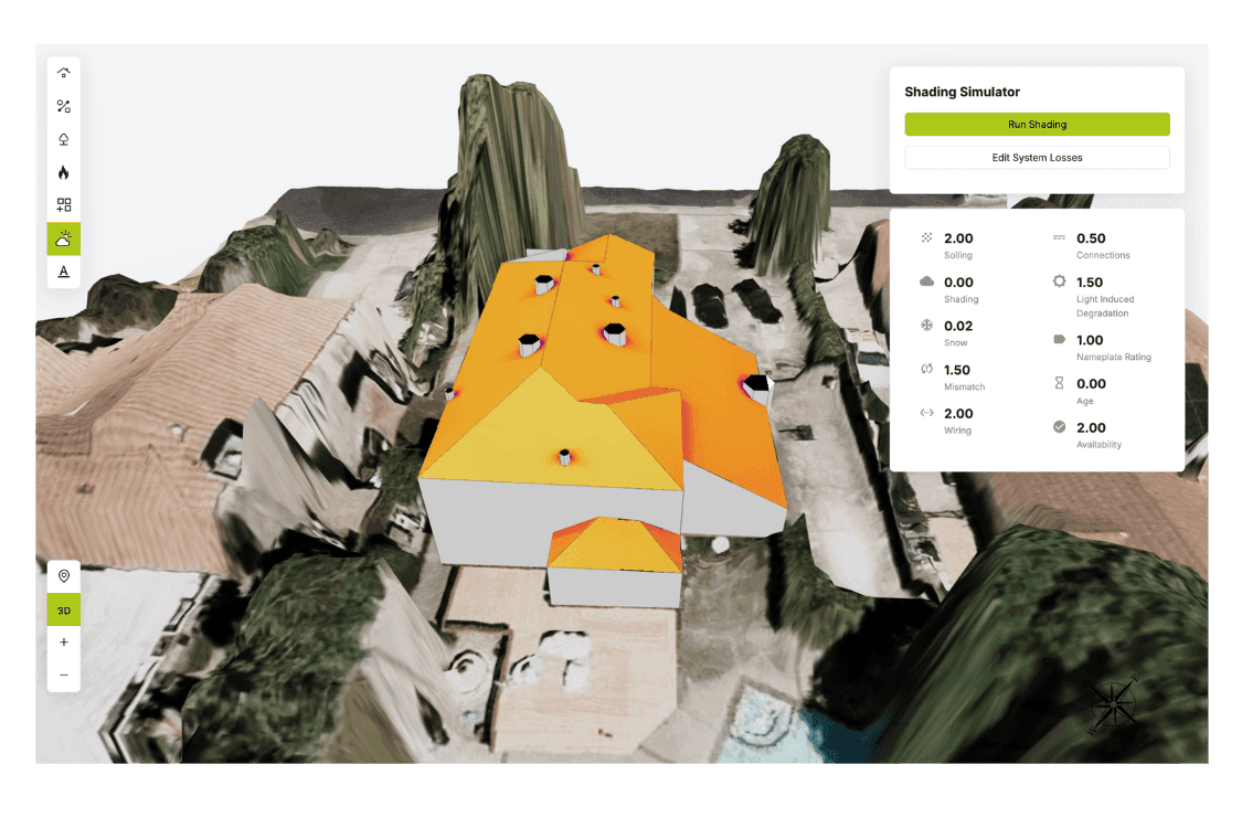 Image showing Aerialytic's white label solar design tool 