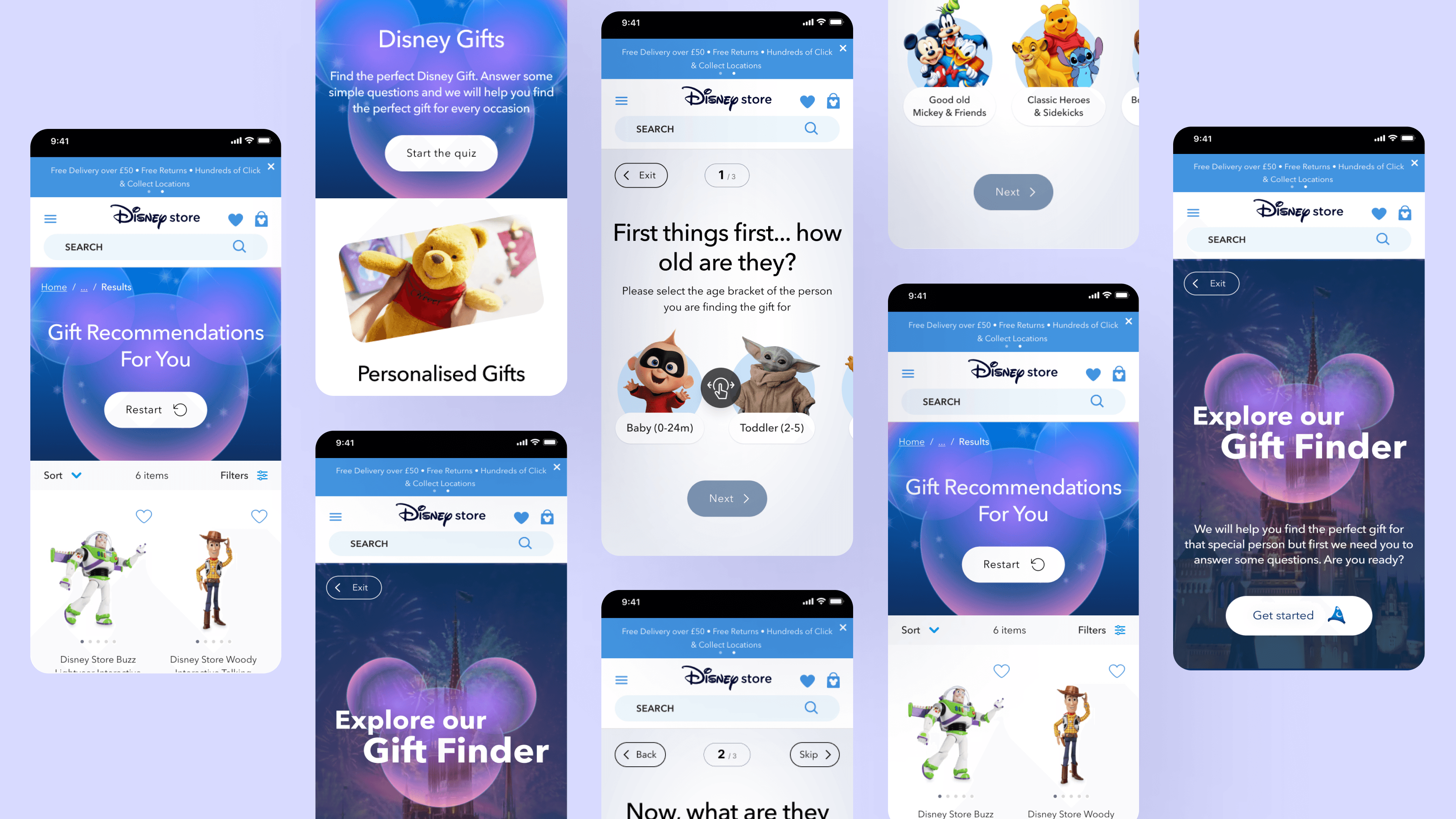 An updated collage of GWR design system