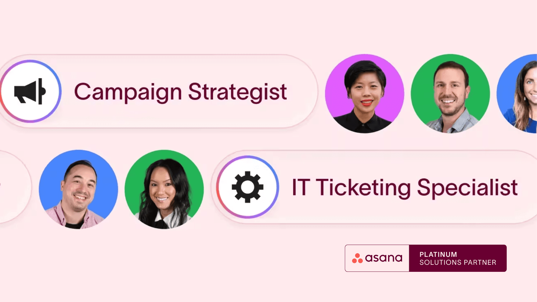 A diverse group of professionals collaborating around a table in a bright, modern office setting.