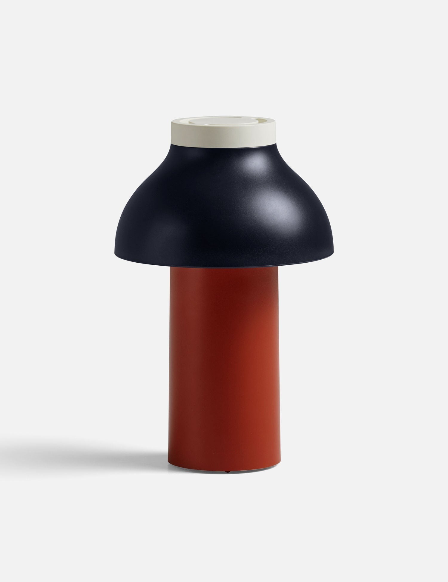 Glow sphere salt lamp red
