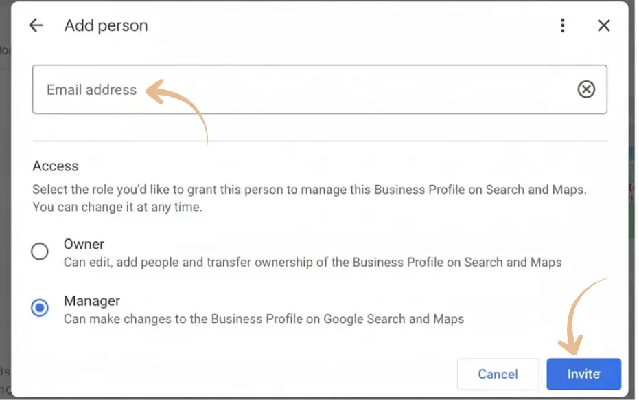 A GBP highlighting Name, Address and Phone Number