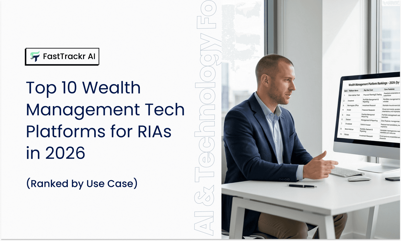 Top 10 Wealth Management Technology Platforms for RIAs in 2026 (Ranked by Use Case)