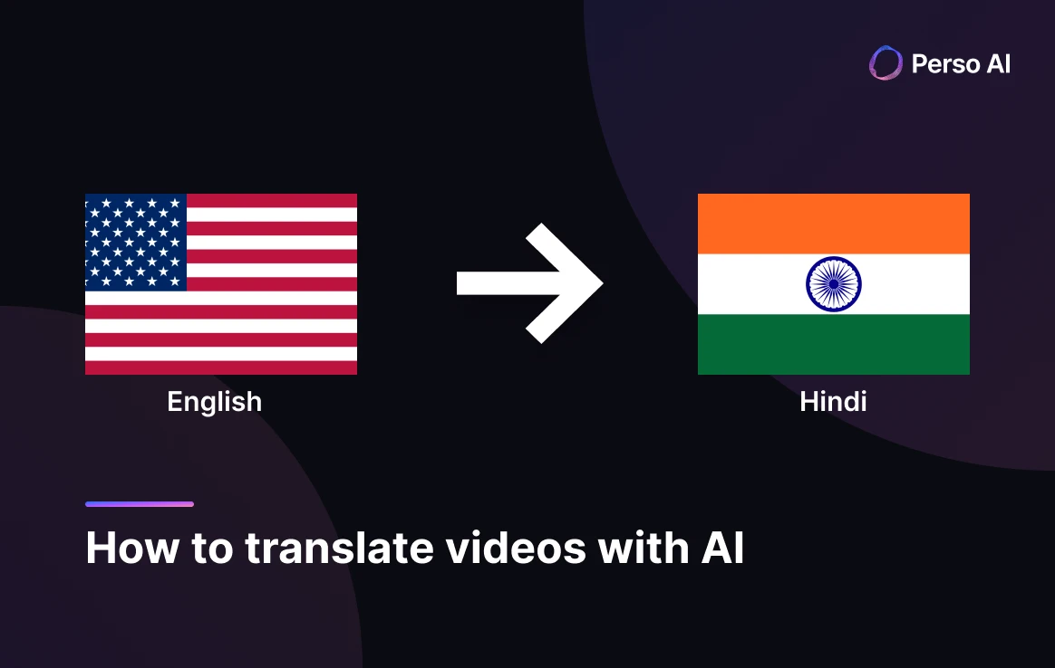 วิธีแปลวิดีโอจากภาษาอังกฤษเป็นภาษาฮินดีด้วย AI โดย Perso AI