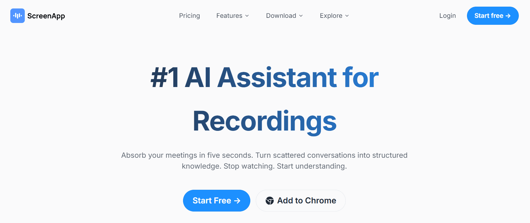 screenapp -  Eightify AI YouTube Summarizer