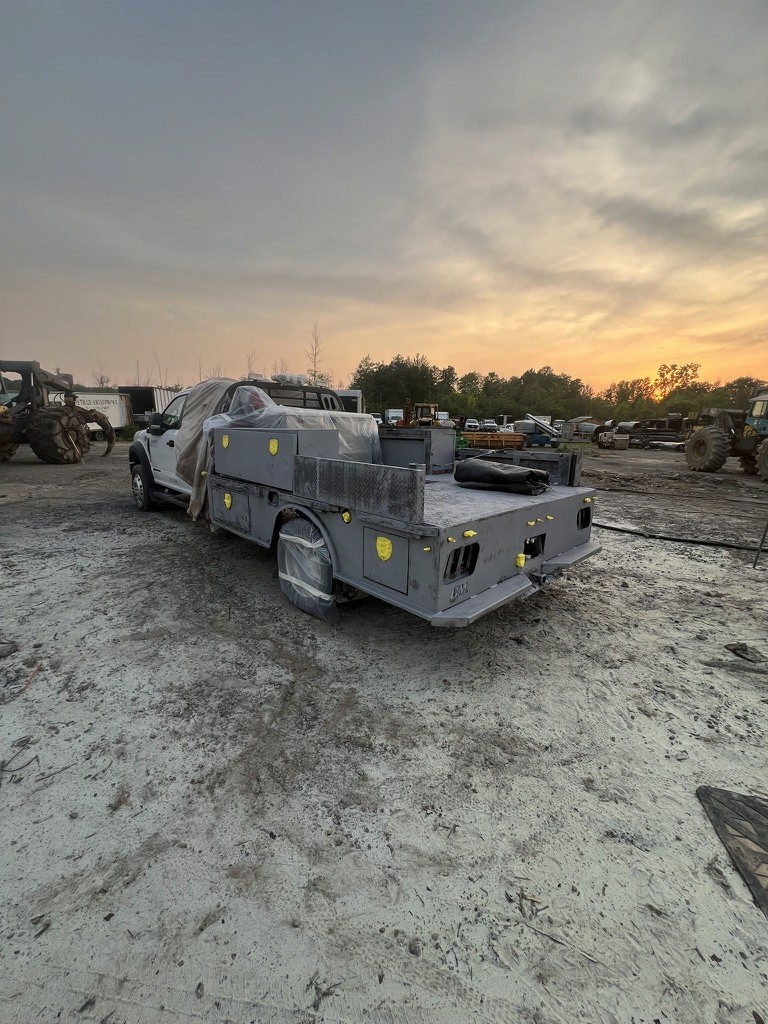 Truck & equipment sandblasting by Rochester Sandblasting