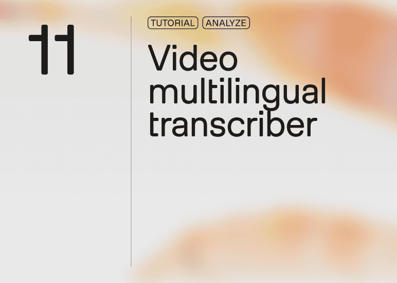 Video multilingual transcriber