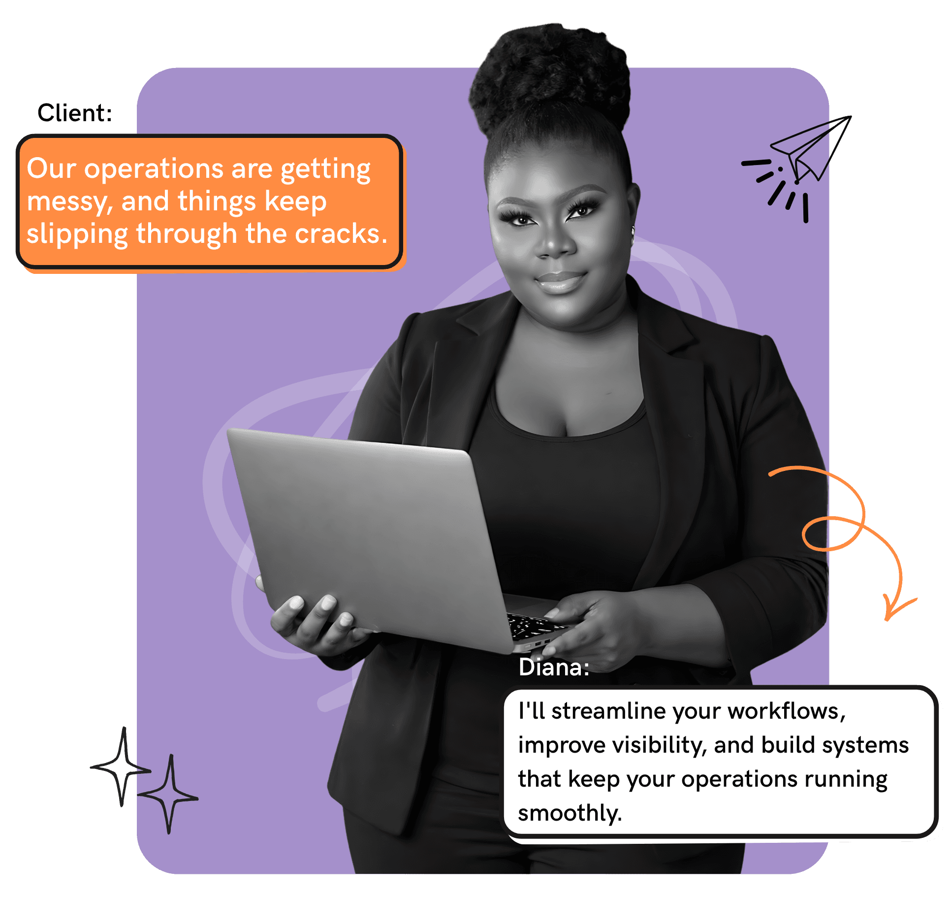 Flight assistant discussing booking options