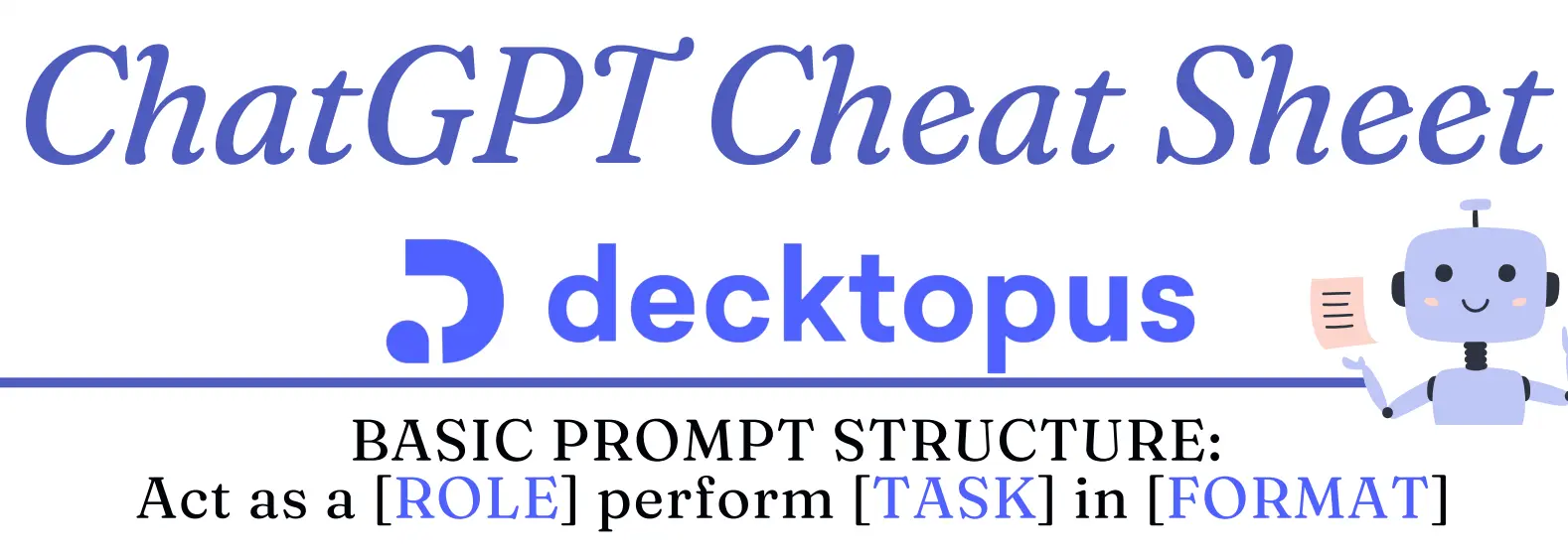 chatgpt cheat sheet