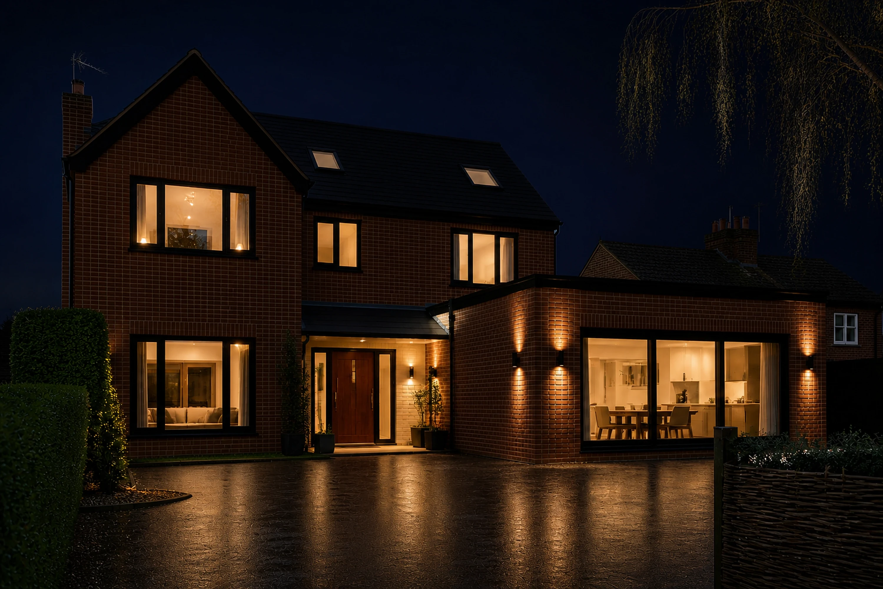 Premium UK detached property exterior