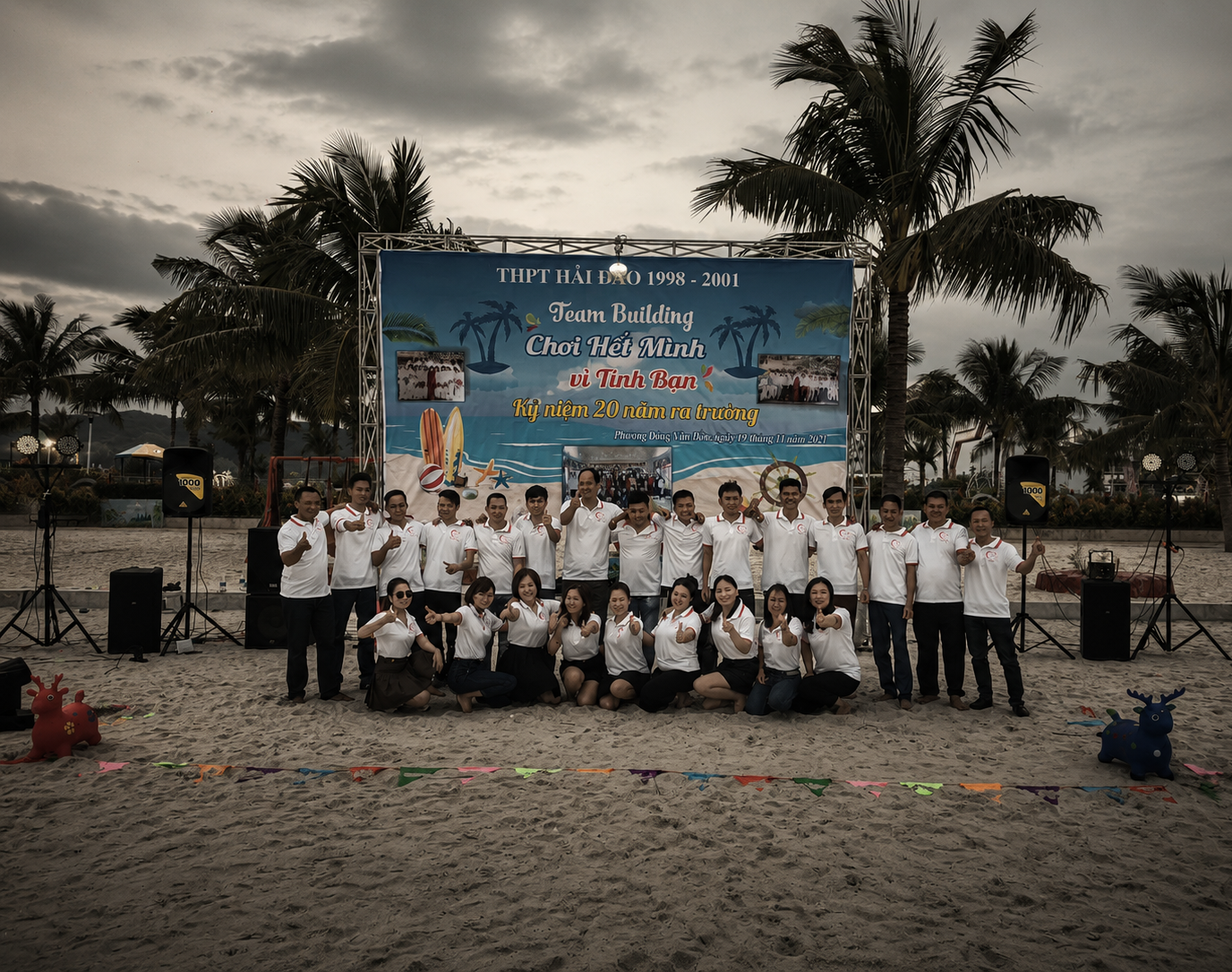 Dự án cho thuê âm thanh cho chương trình teambuilding ngoài trời tại Vân Đồn