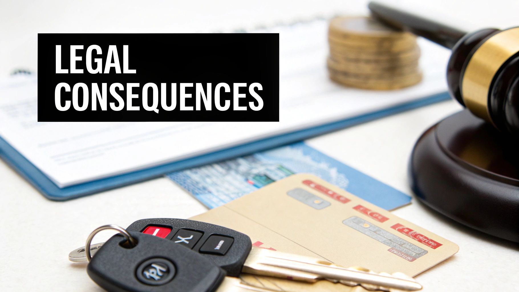 A person looking concerned while reviewing legal documents with an attorney