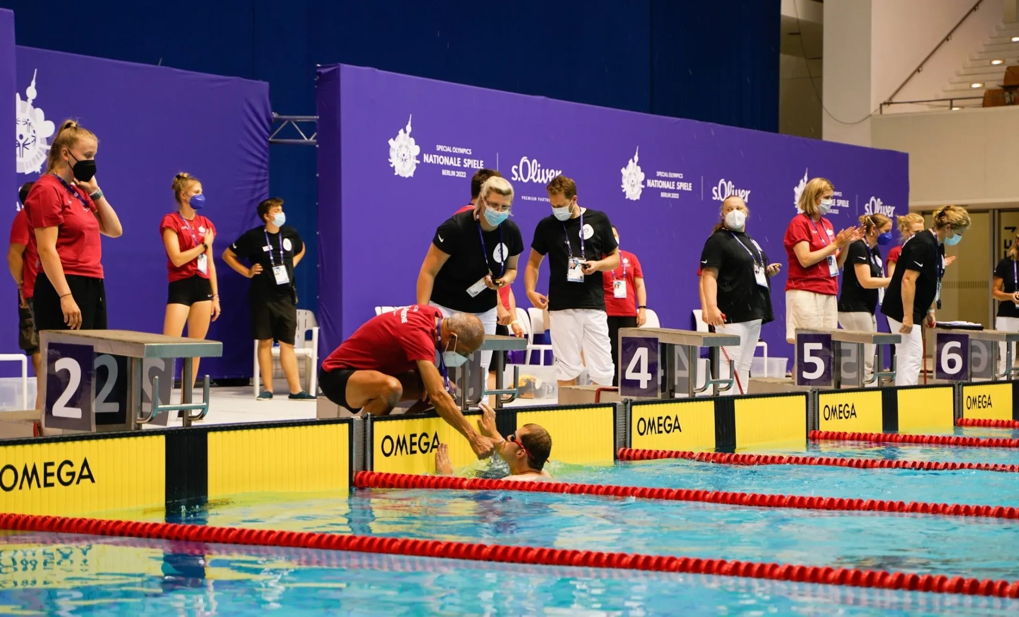 Swimming event at Special olympics at Berlin 2022