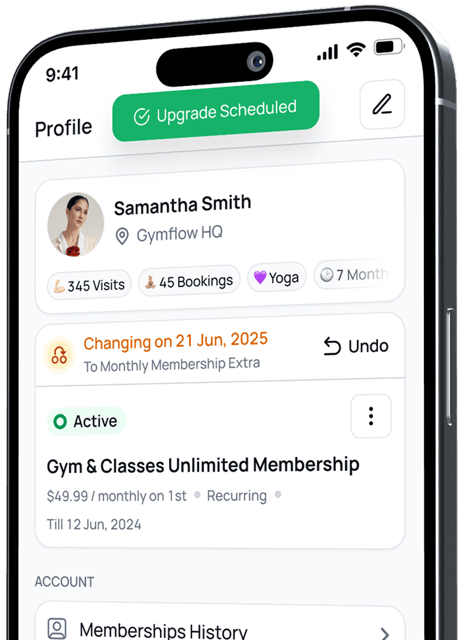 gym membrers app