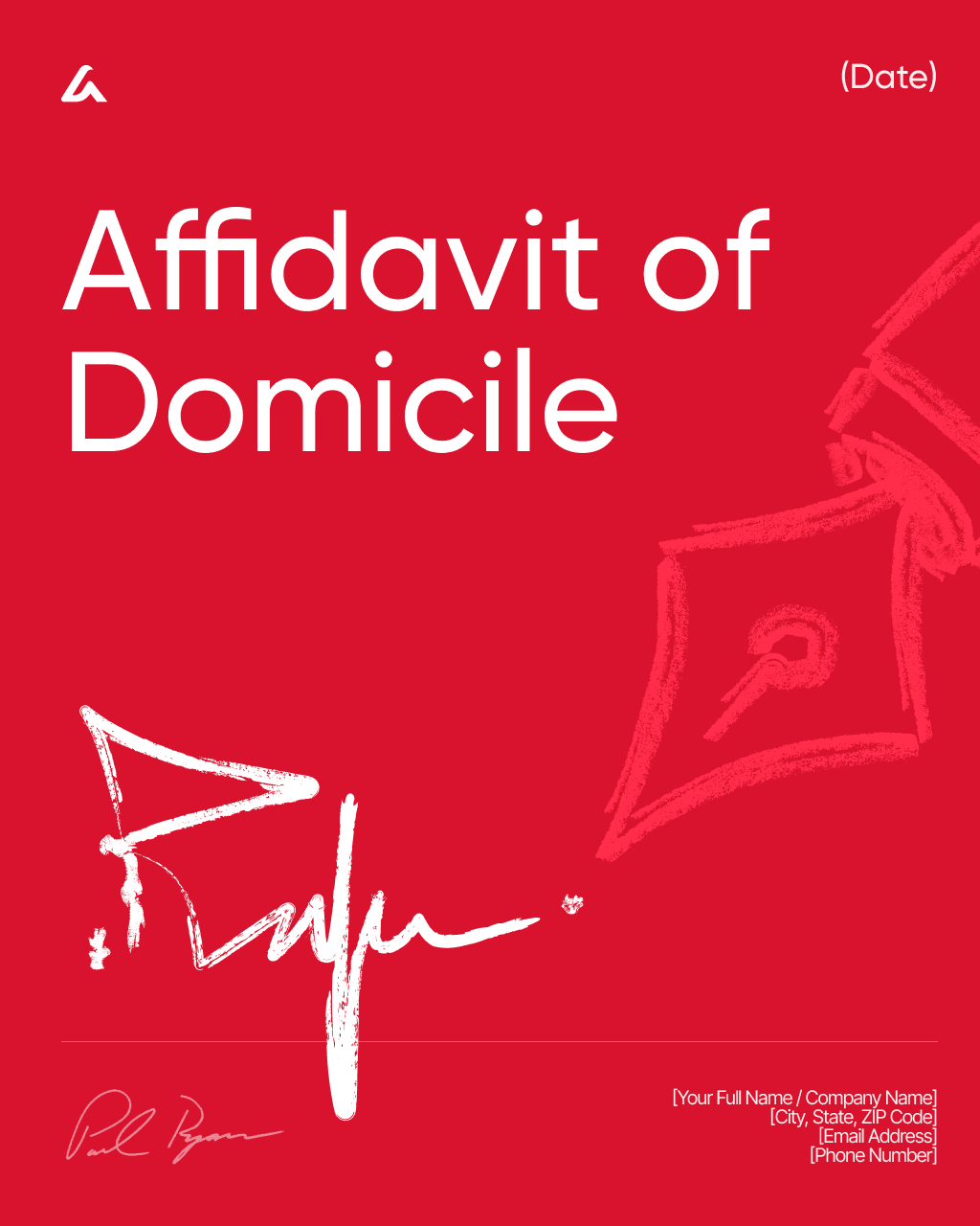 Affidavit of Domicile