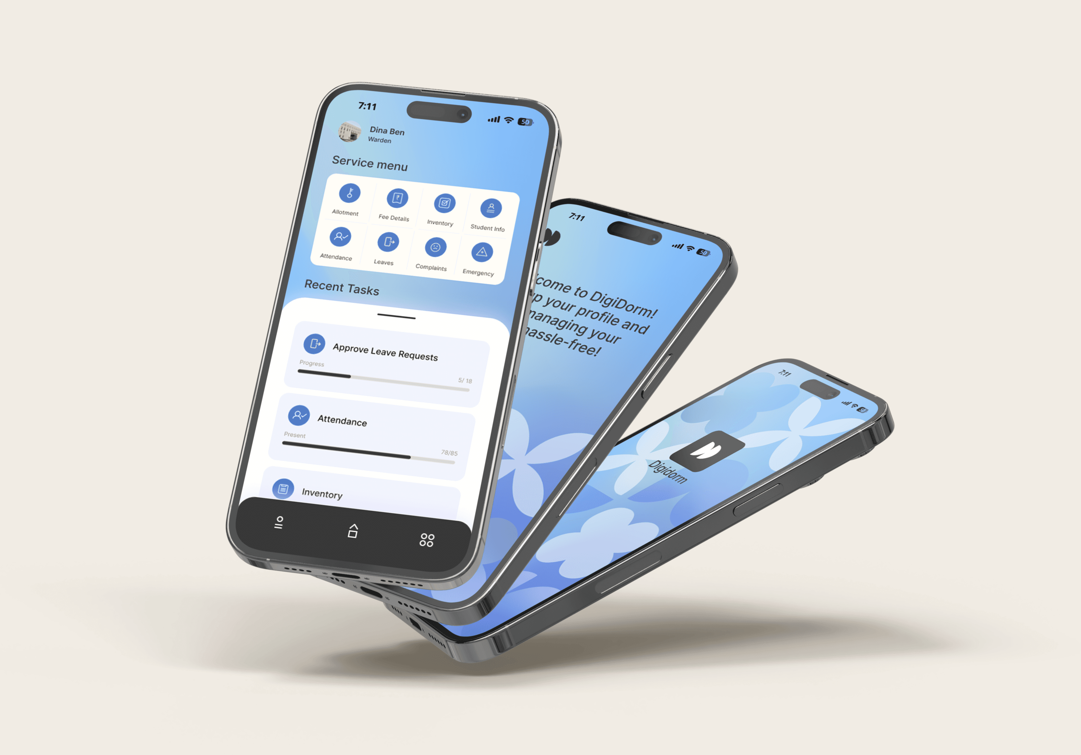 a cell phone on a table