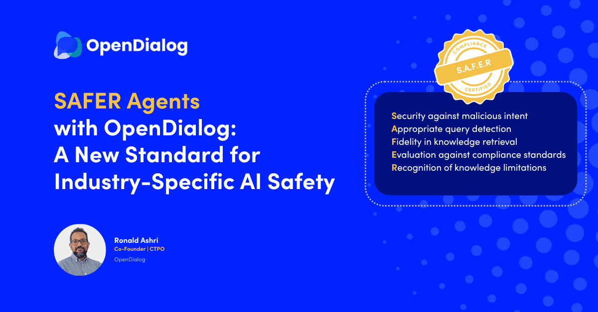Article thumbnail: SAFER agents with OpenDialog