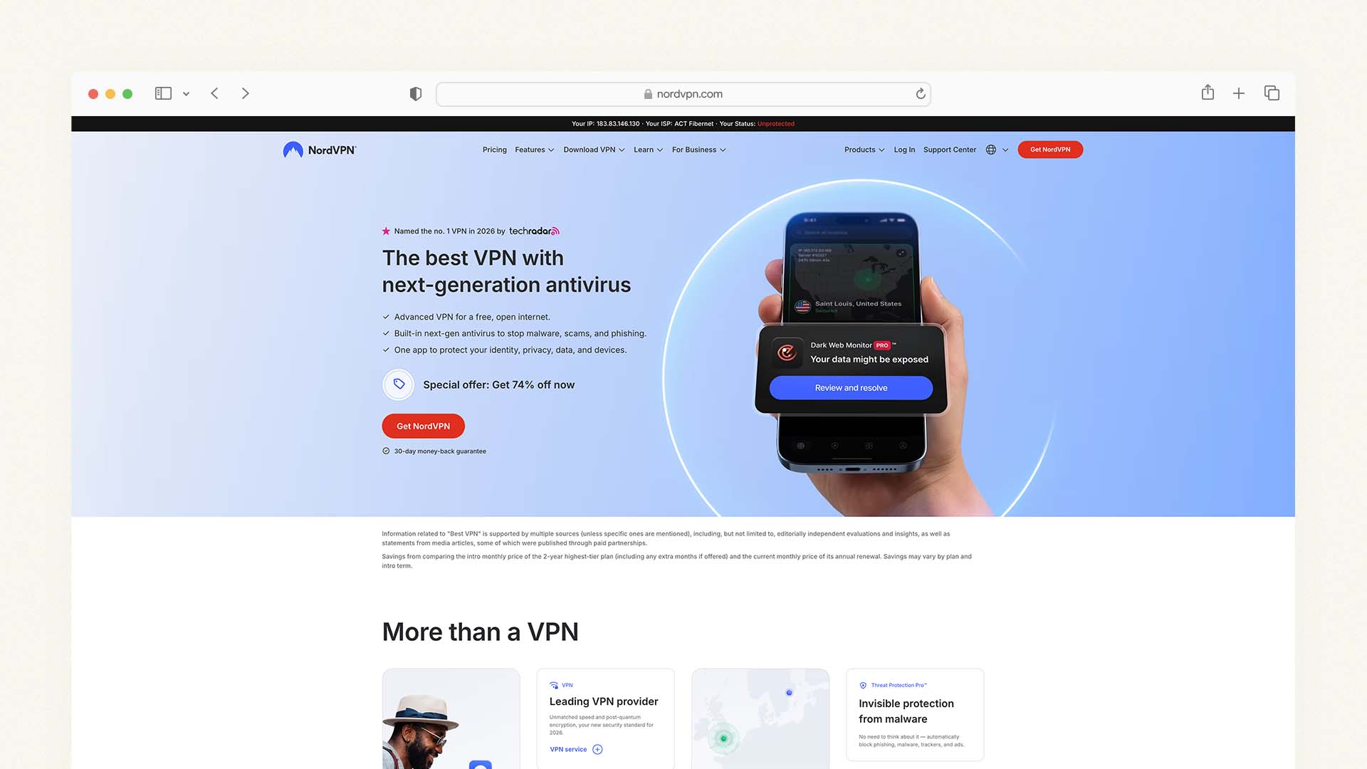 NordVPN — Best for Solo Traders and Micro Teams (1–3 People)