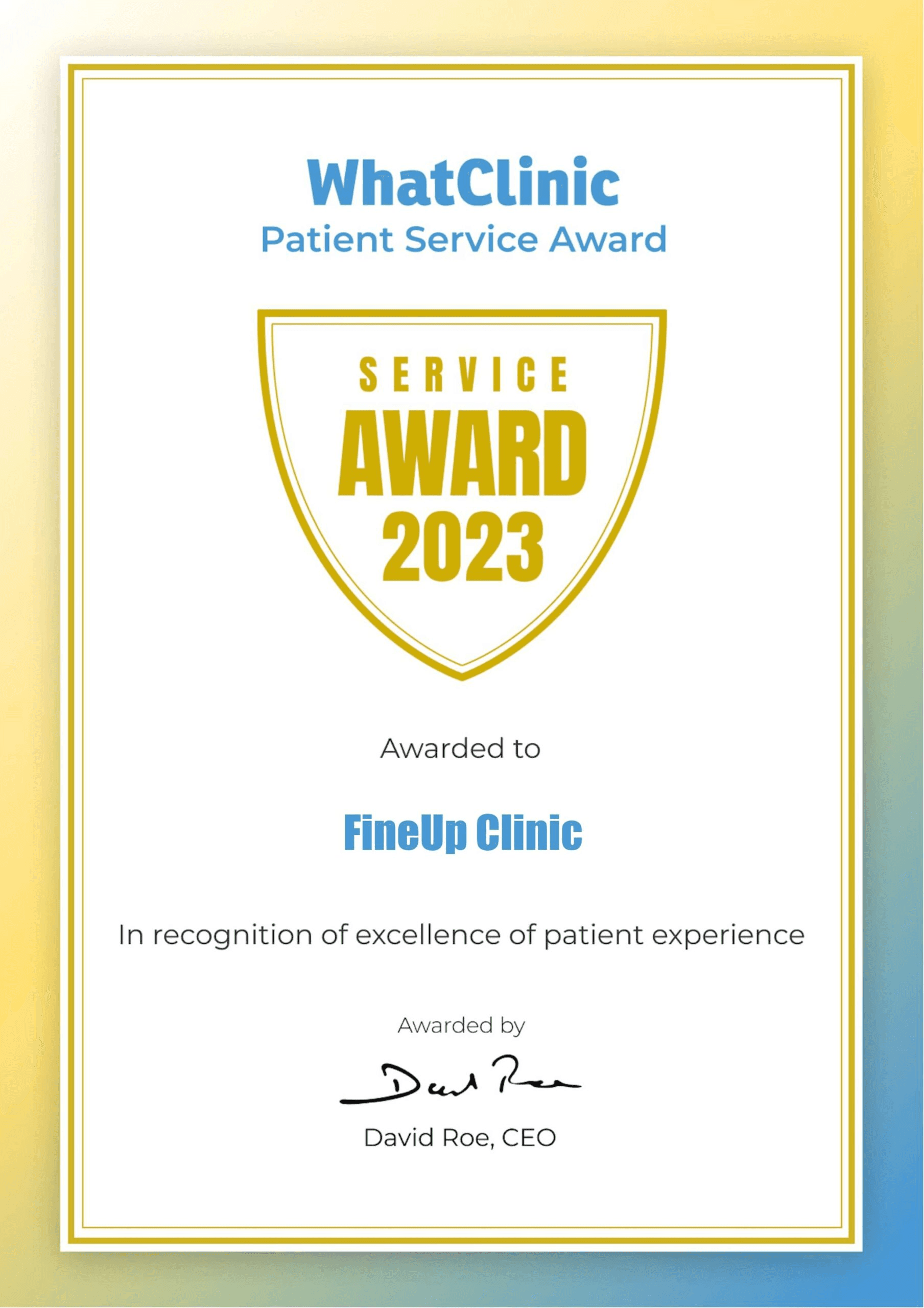 Patient Service Award​ 2024