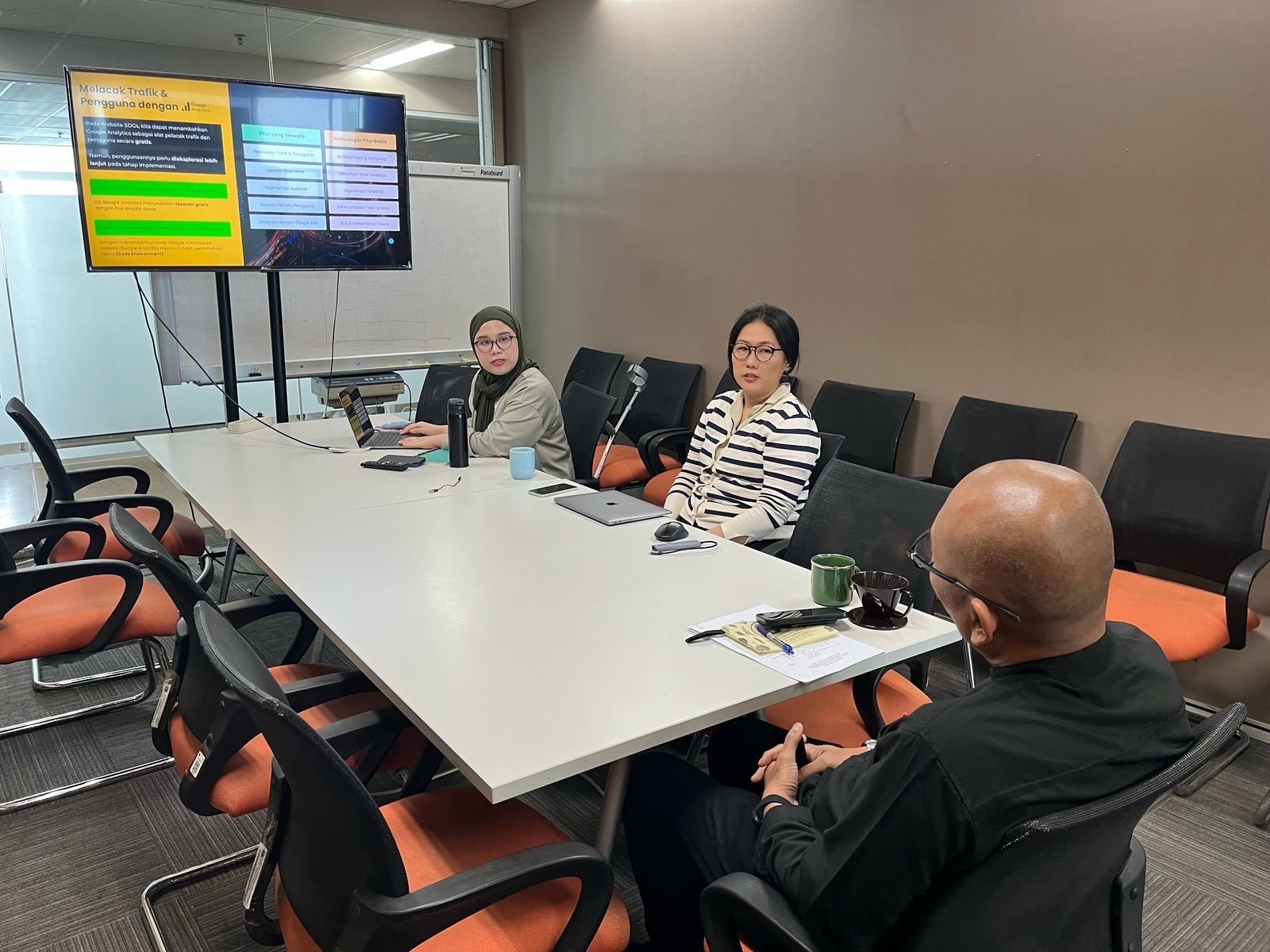 Abstract colorful graffiti with reflections of street scene