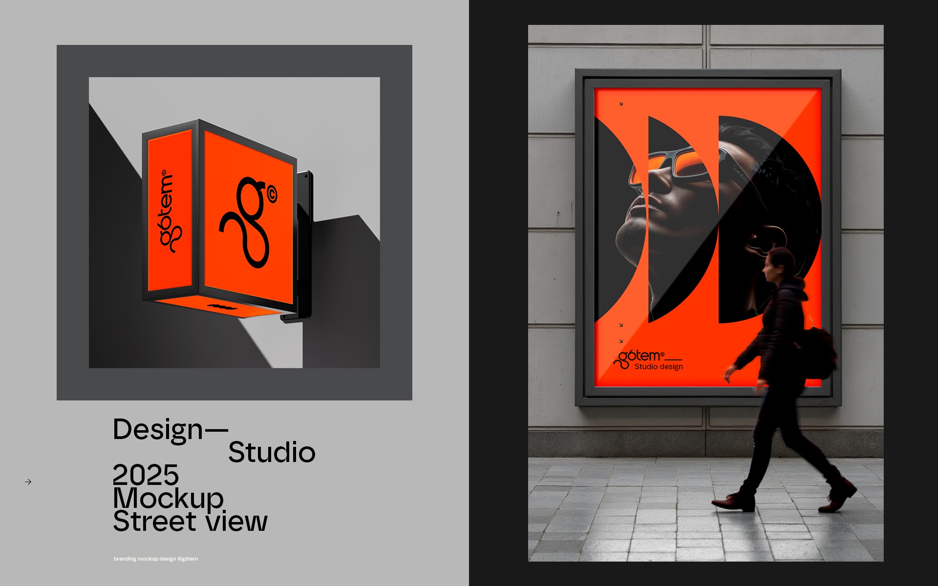 Letter D chrome style