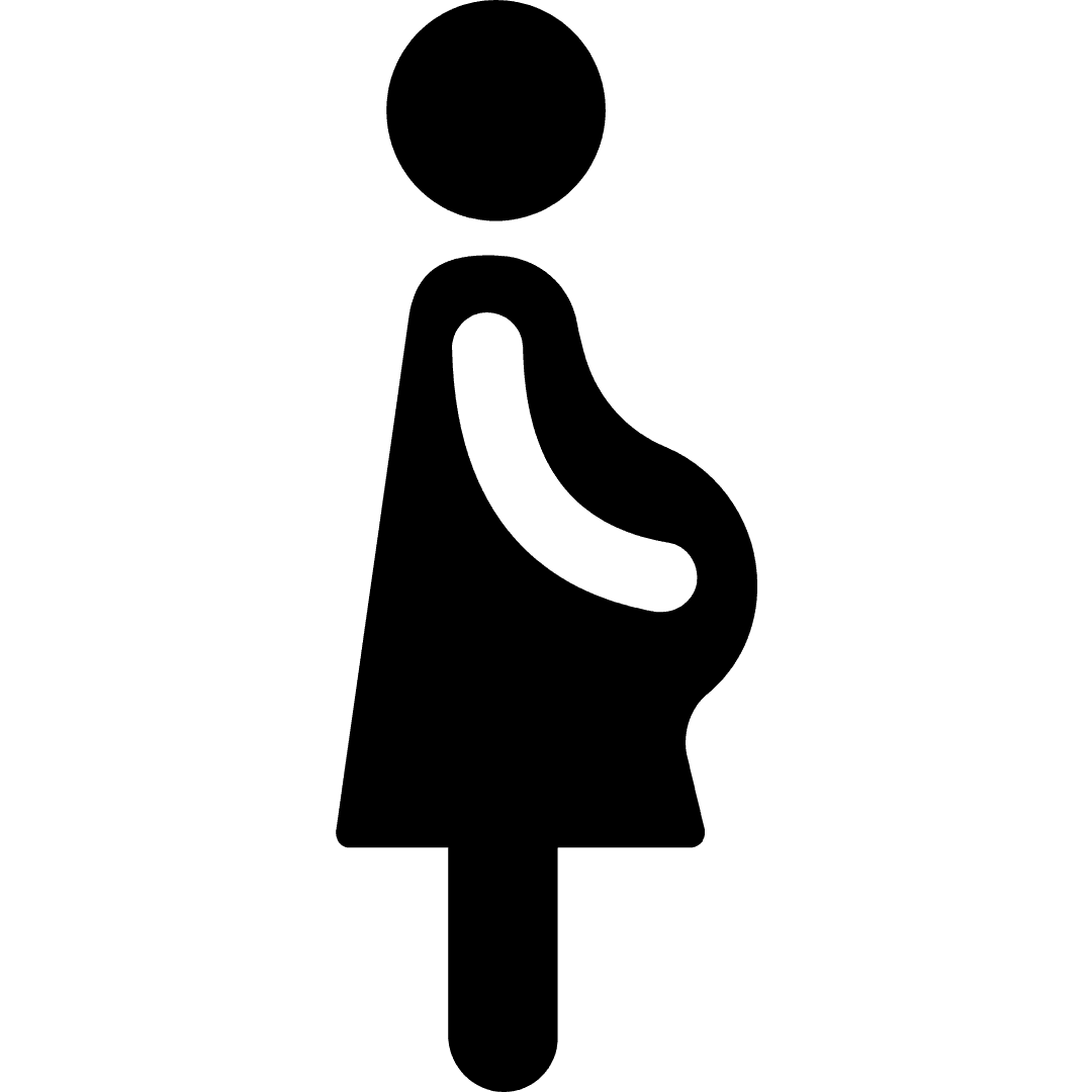 Icoon van zwangere vrouw