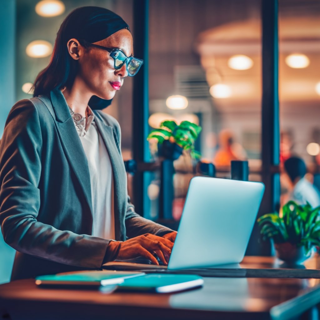 A laptop screen showing the USCIS case status page