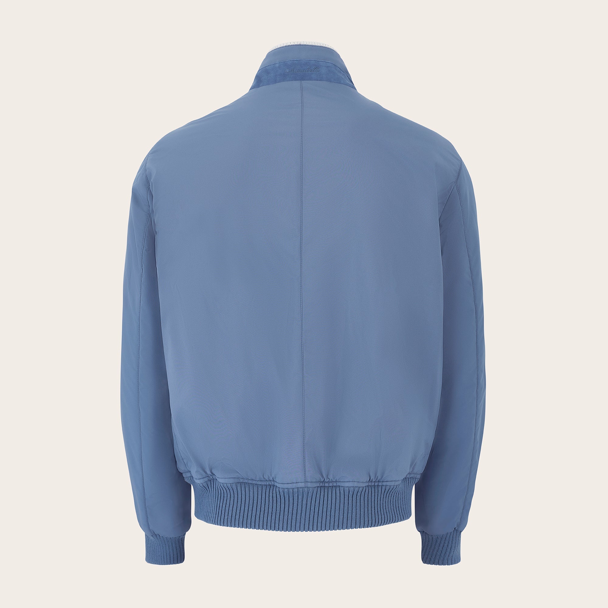 Wind Break Bomber with Cashmere Lining - Mandelli UK