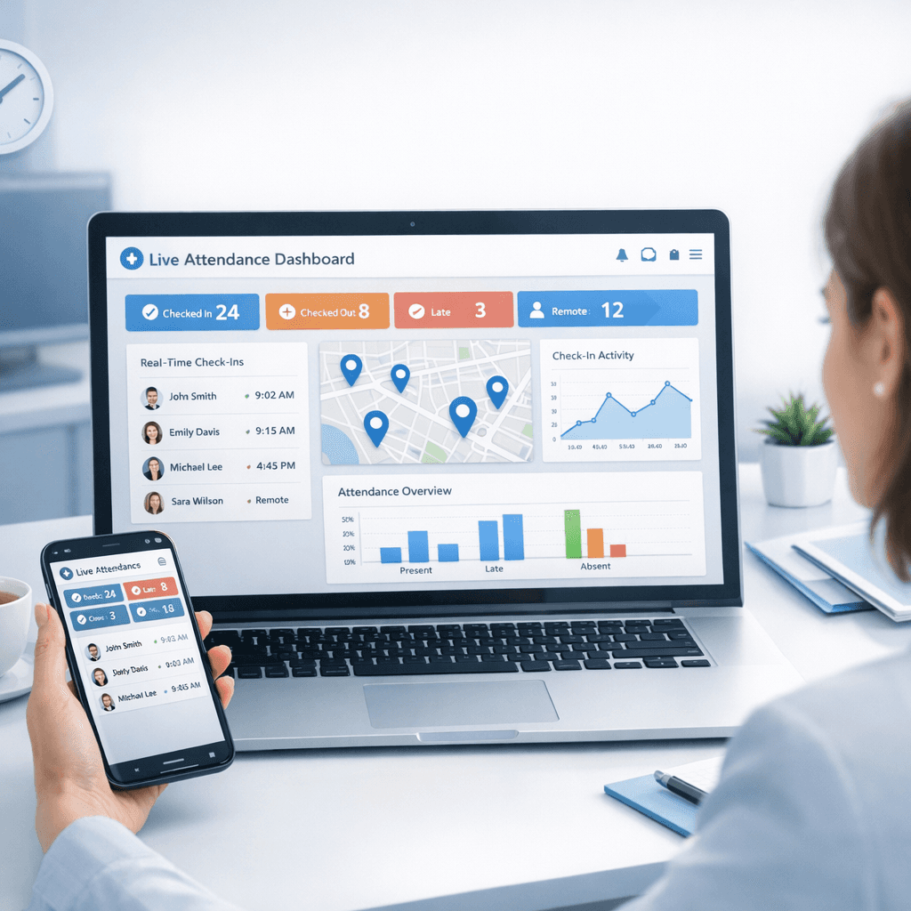 sistem absensi real time