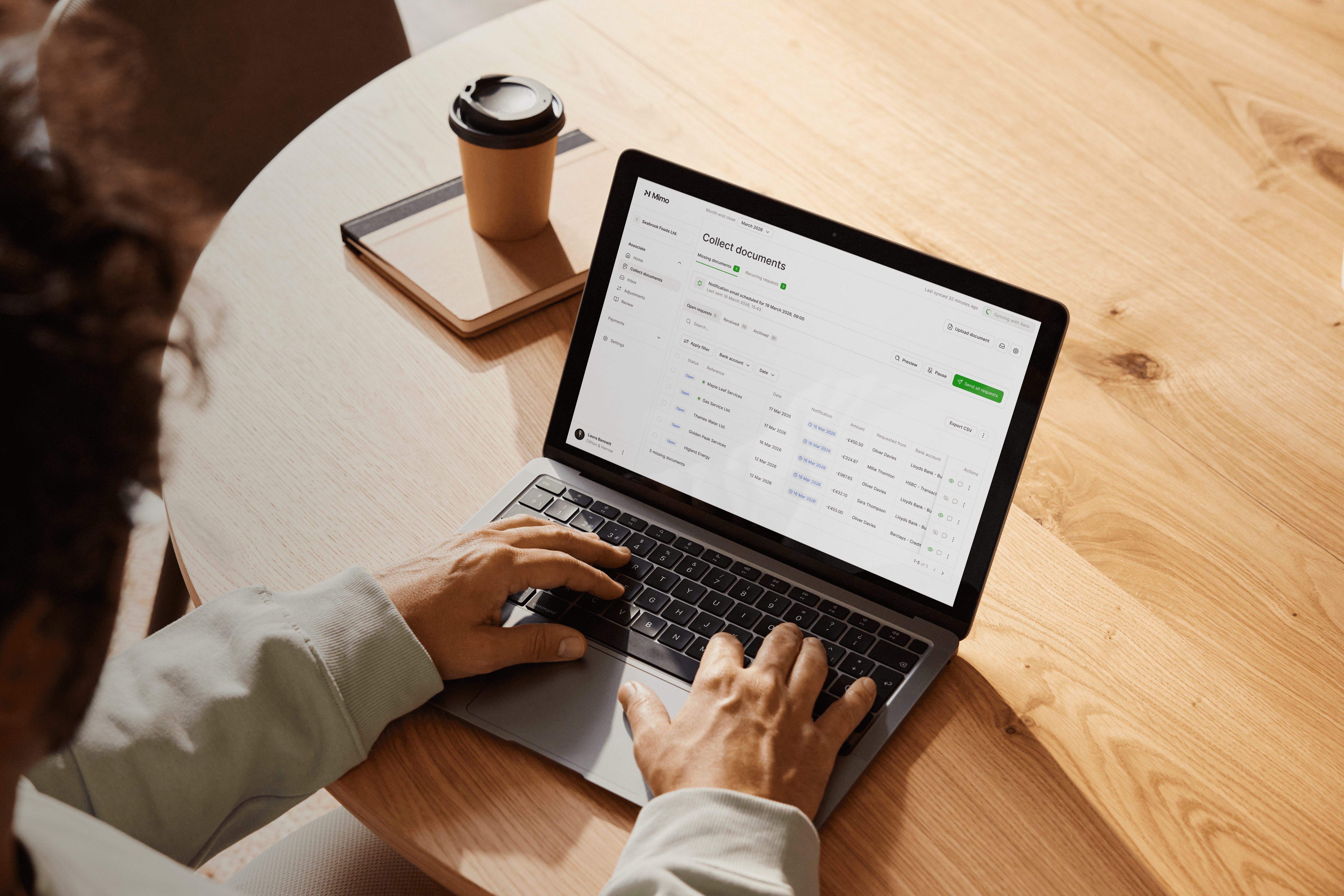 Automate collection of client documents