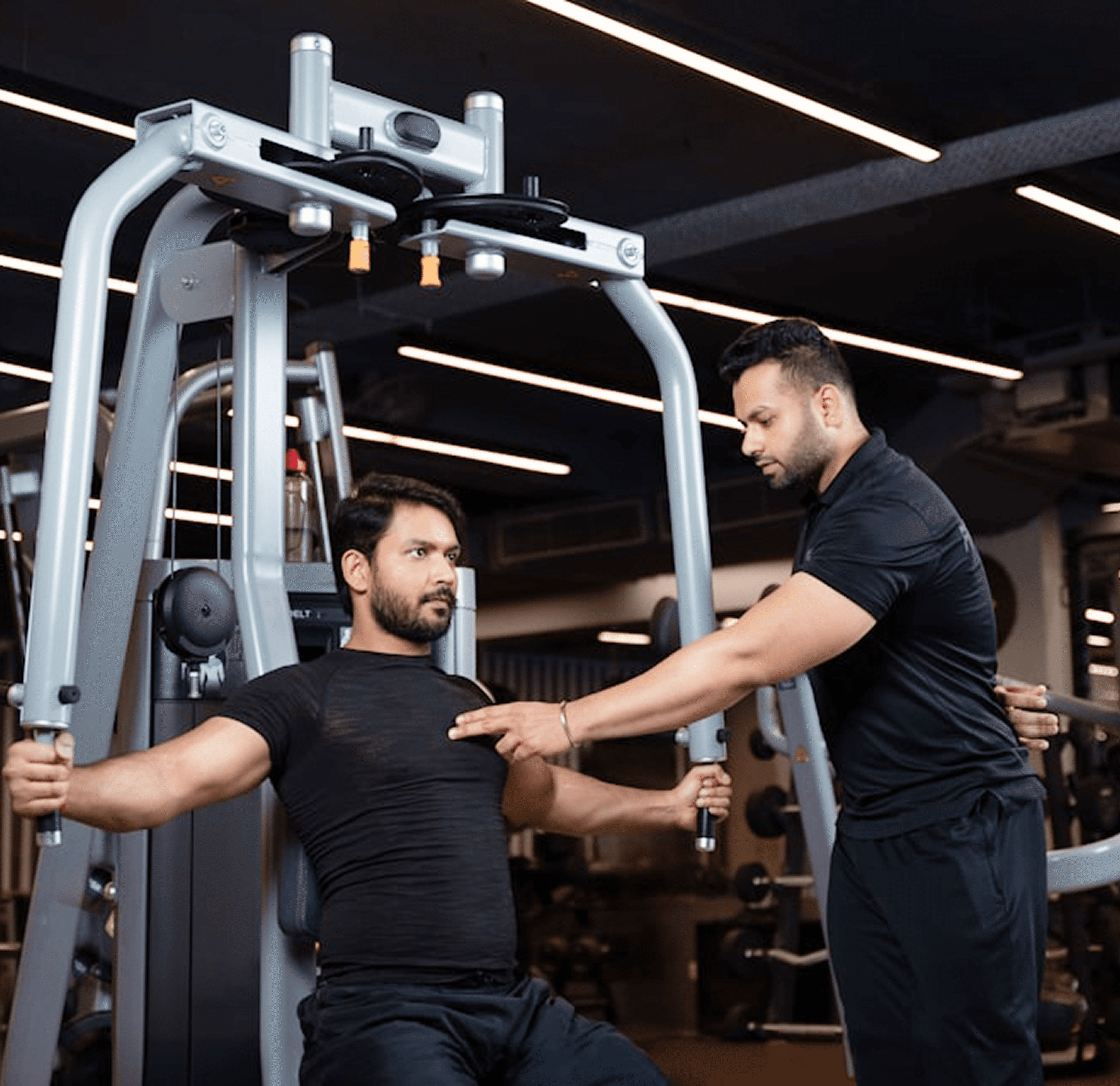 Coach Trainning at the gym