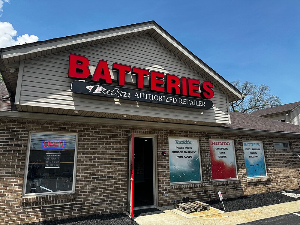 Battery Bar Window Decals