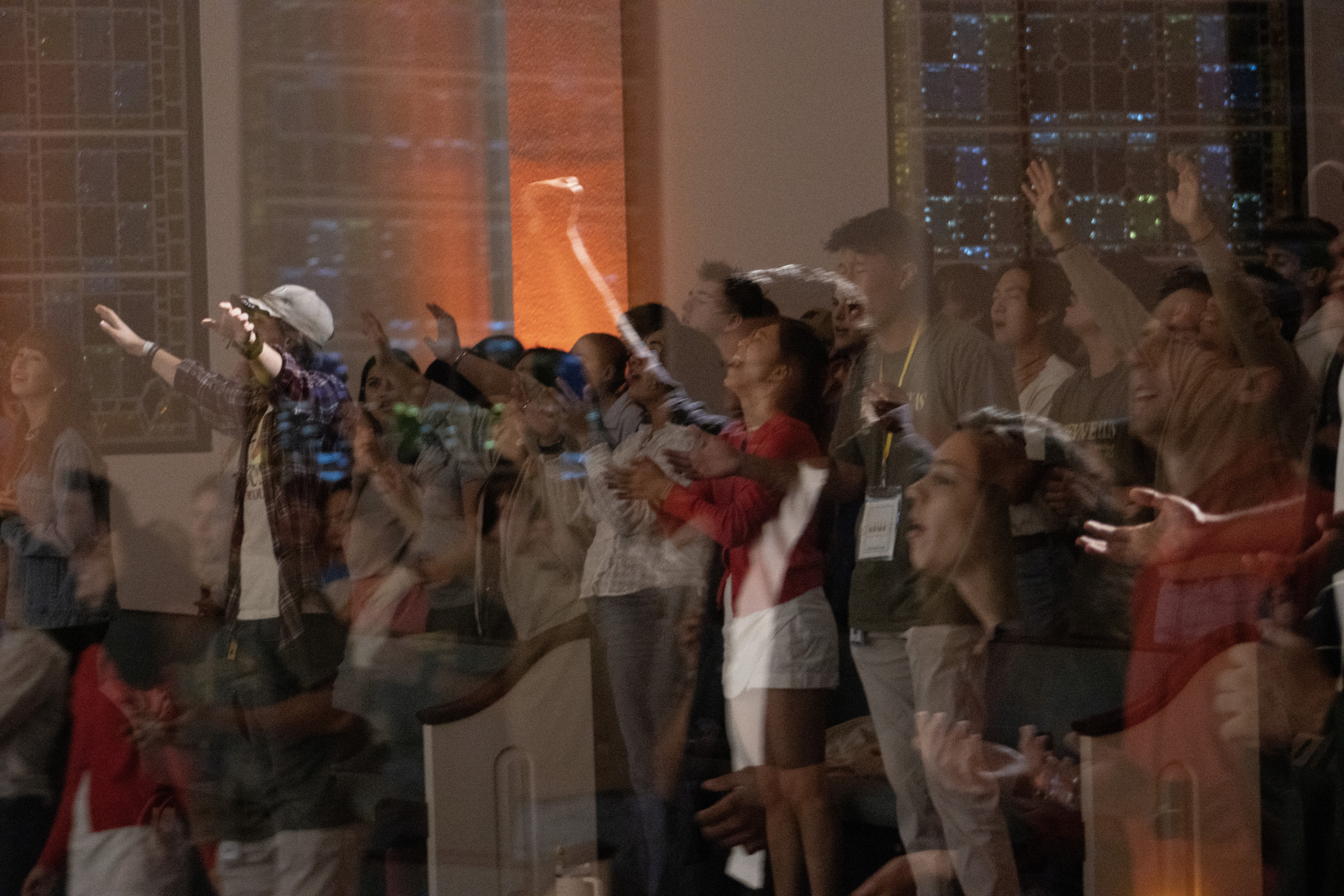 Man with surfing with paddle