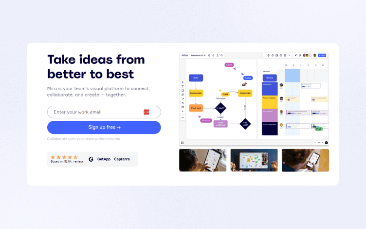 Miro Homepage