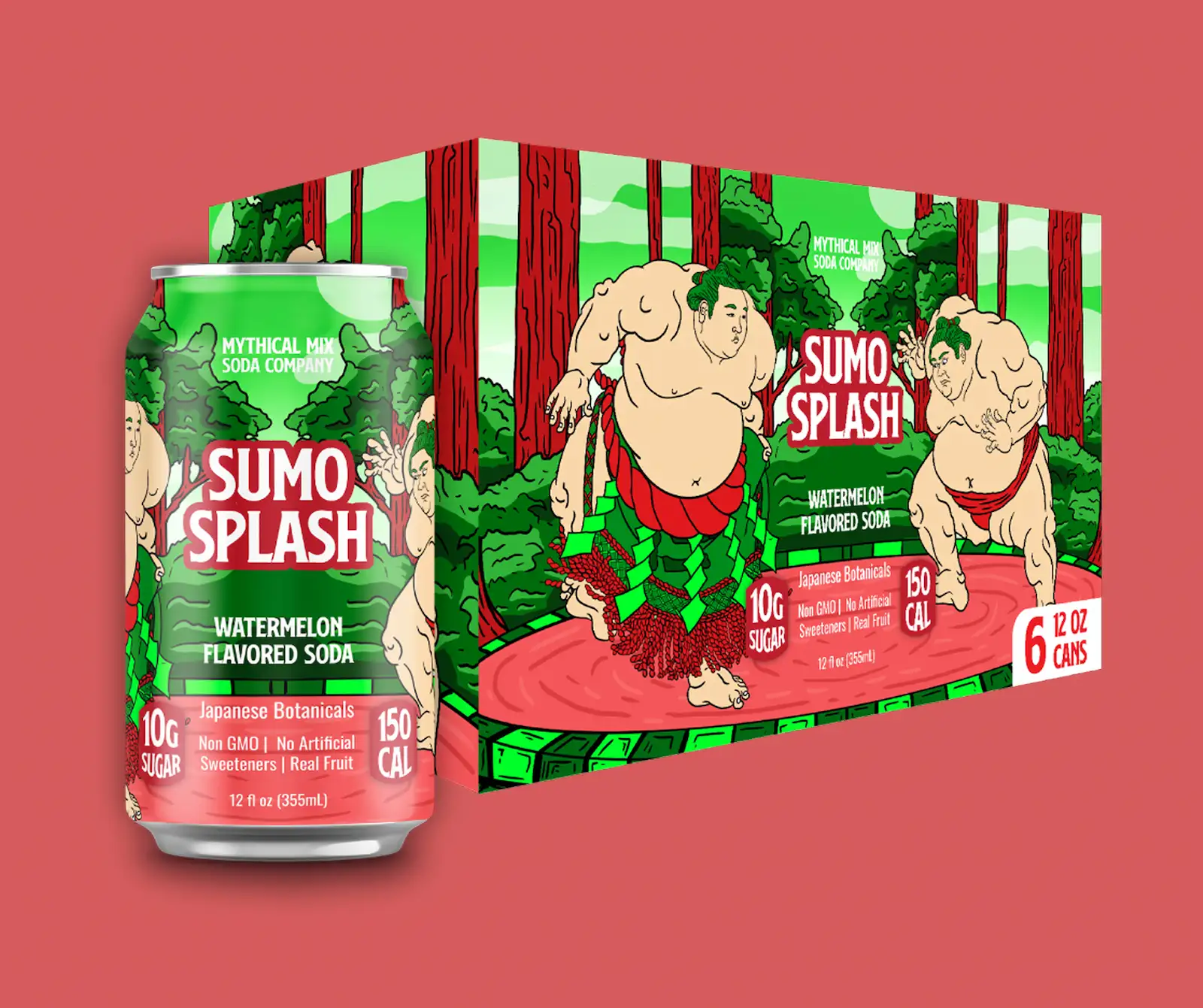 Sumo Splash box design