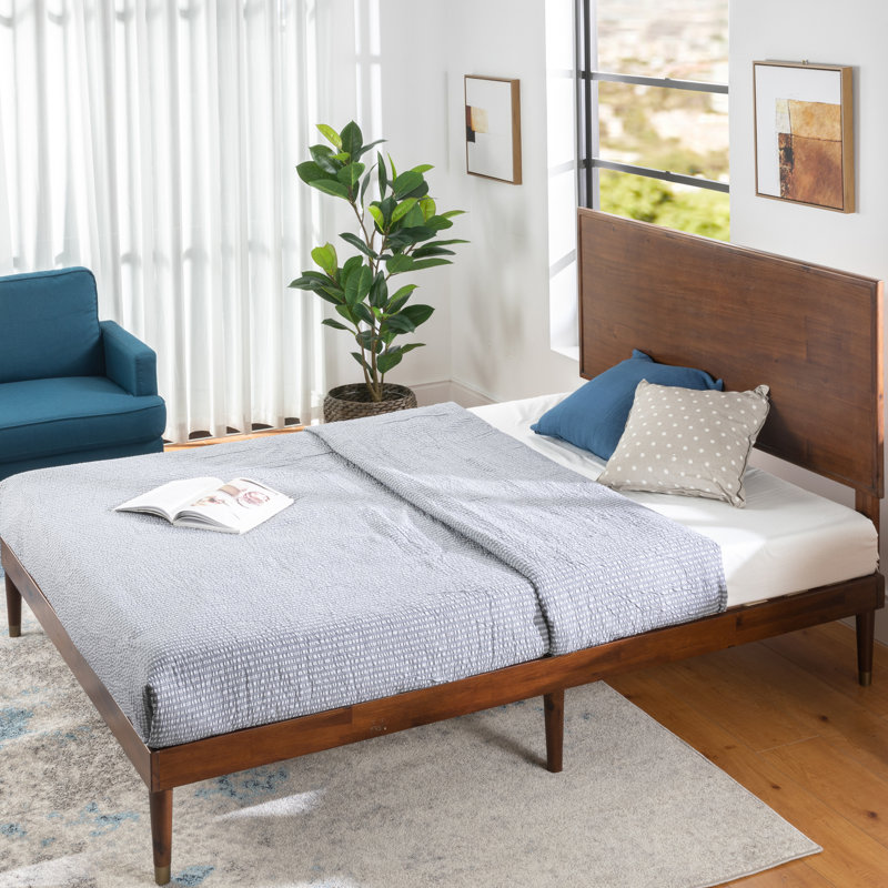 The buhr platform bed offers a sleek and contemporary look, ideal for productivity.