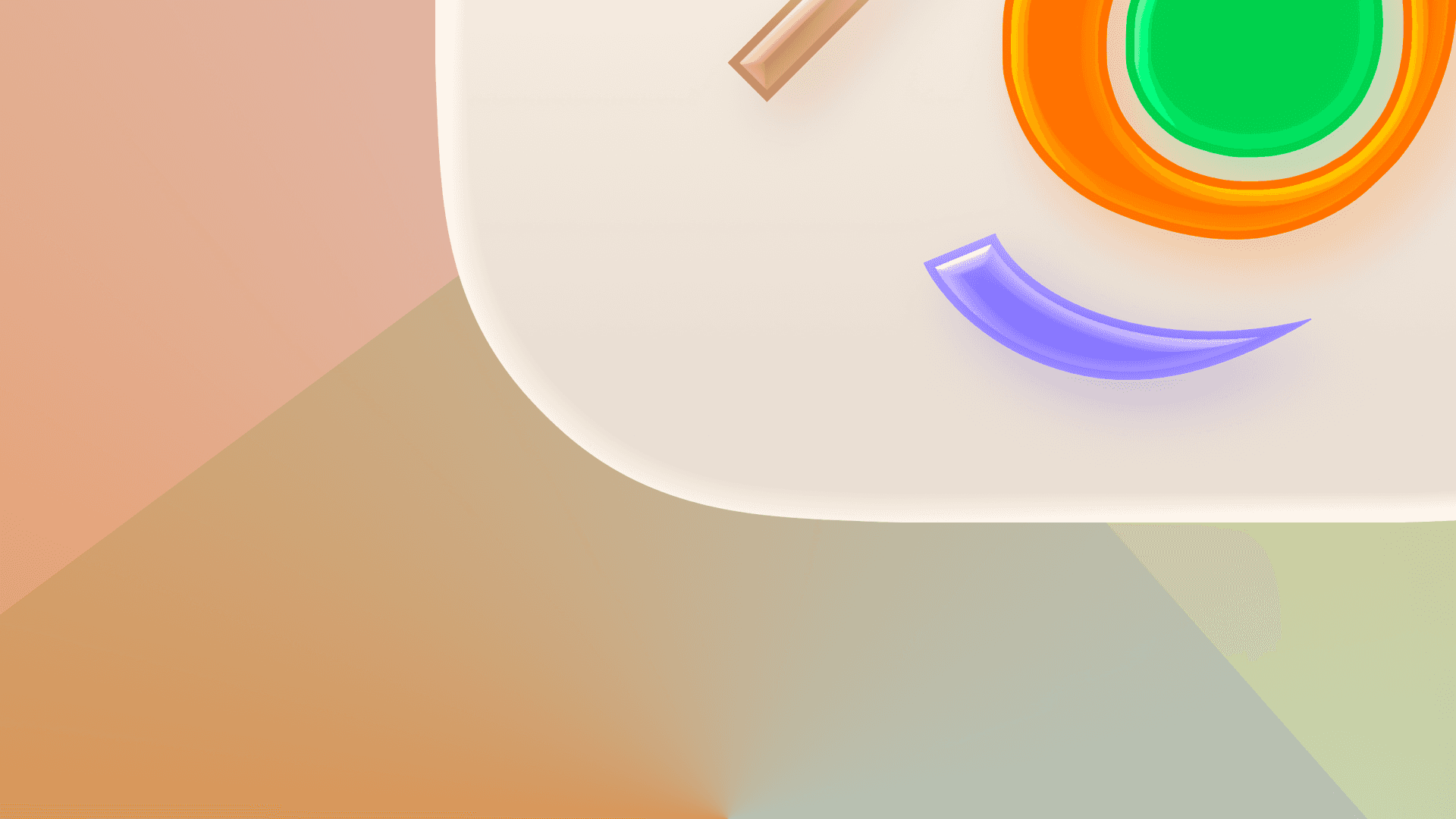 Partially cropped secret app icon