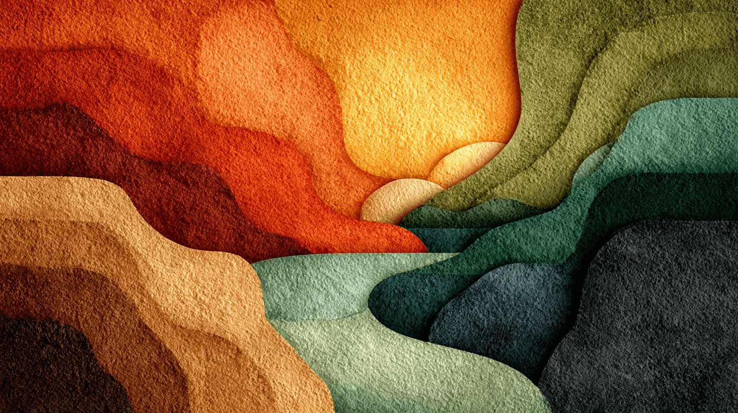 Abstract swirling patterns of teal, dark blue, and hints of orange, resembling a fluid cosmic design.