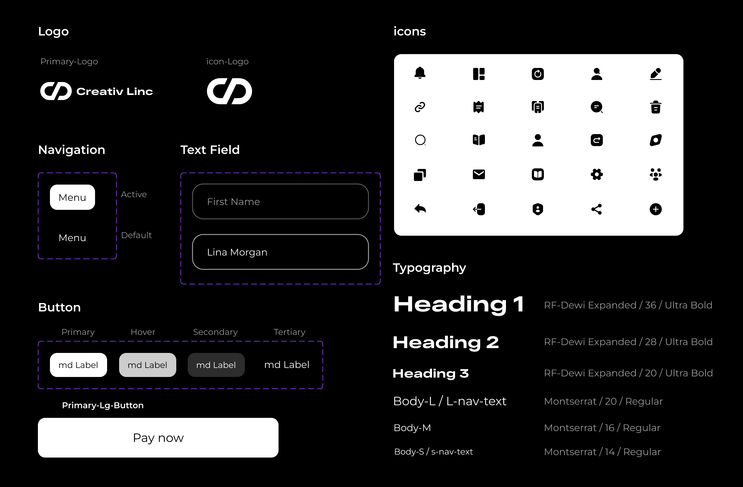 Creativ Linc Design System