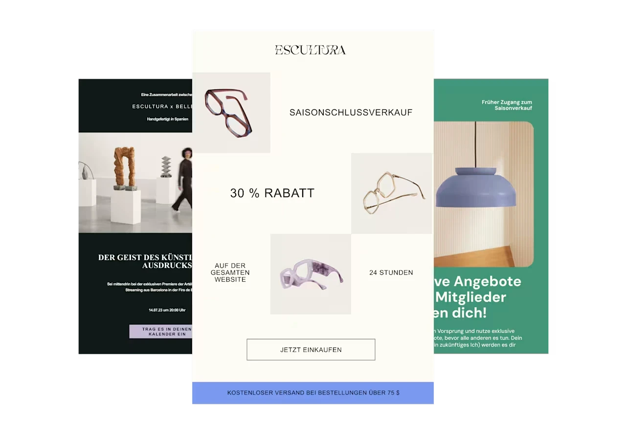 E-Mail Newsletter Beispiele