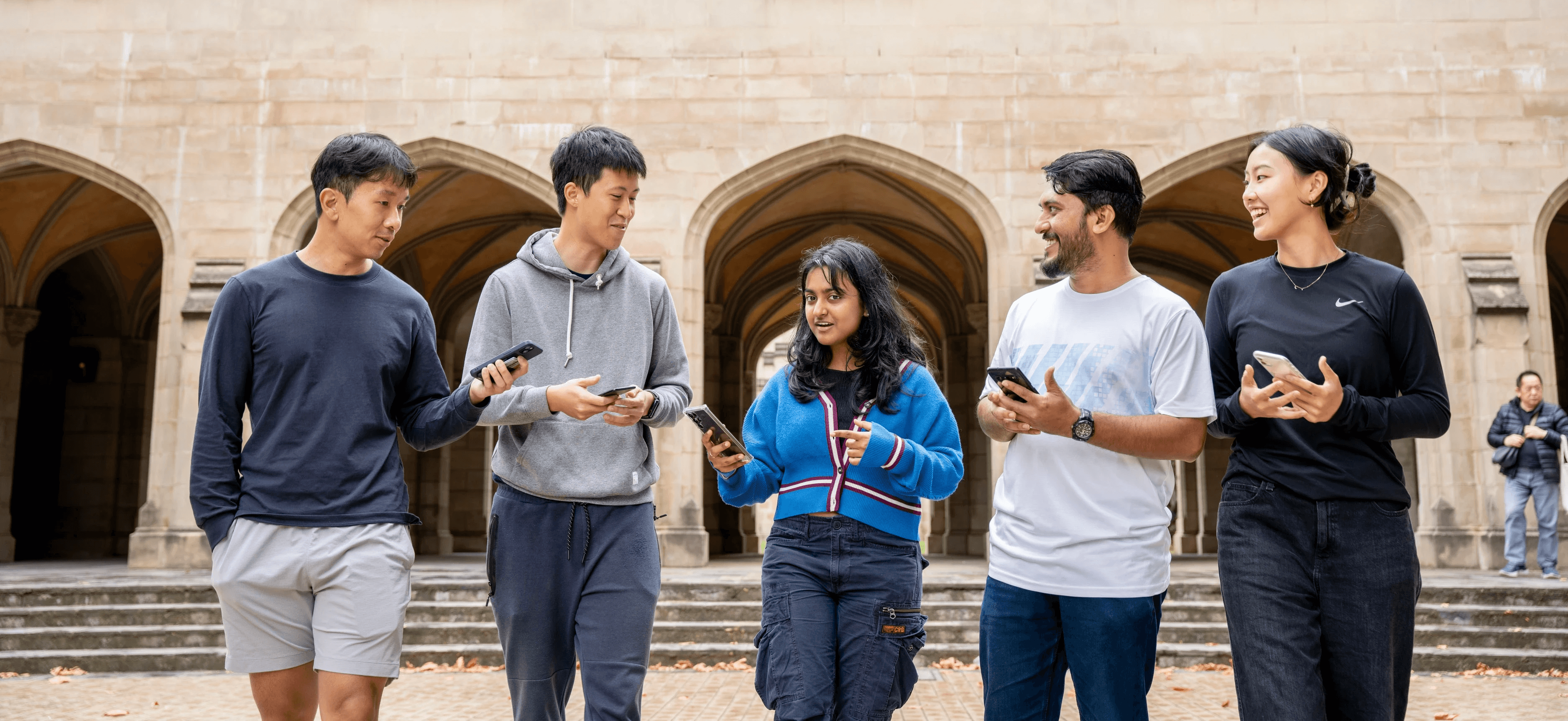 Group of people hanging out learning about each other