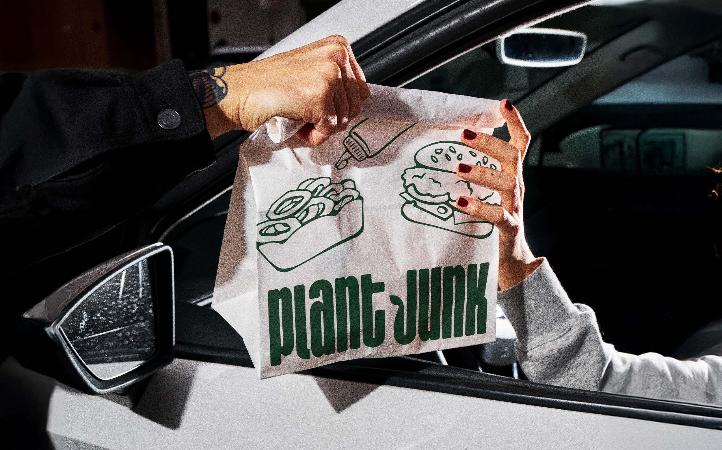 takeaway bag design for burgers