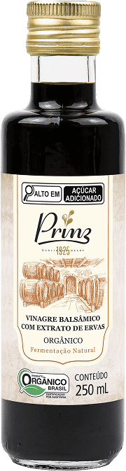 Garrafa Vinagre Balsâmico Orgânico Prinz