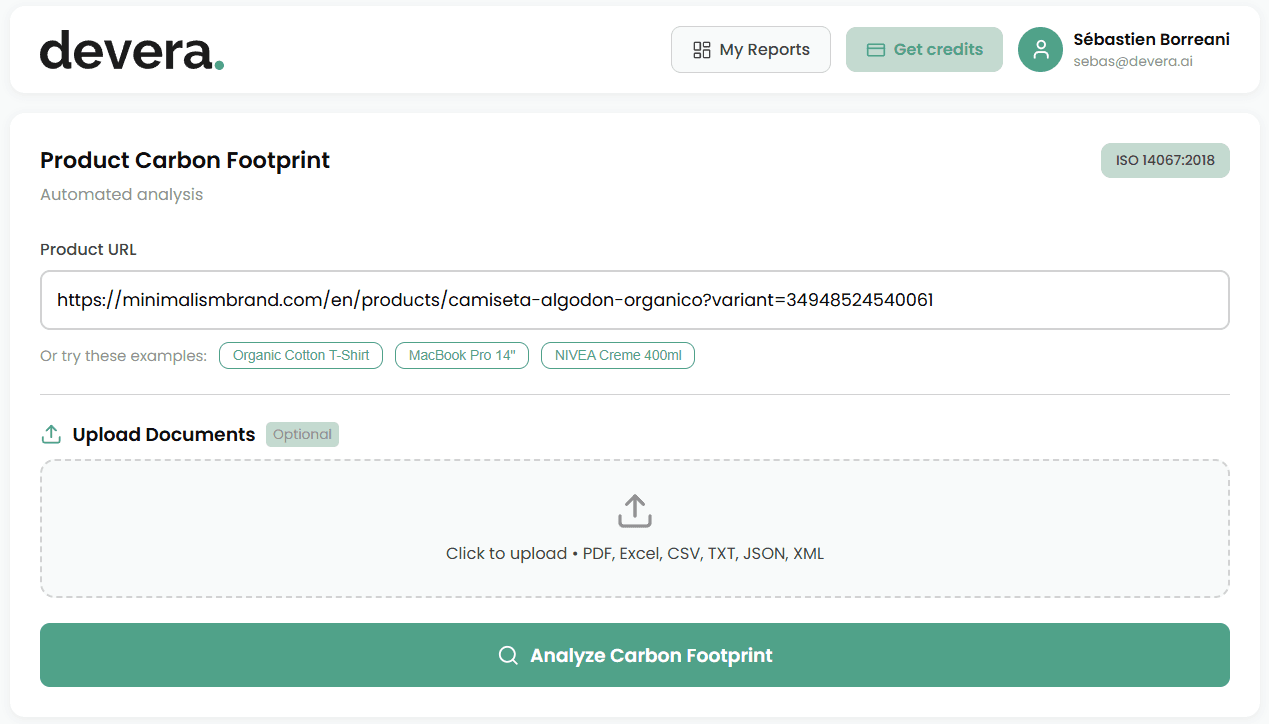 pcf data extraction from website and unstructured docs